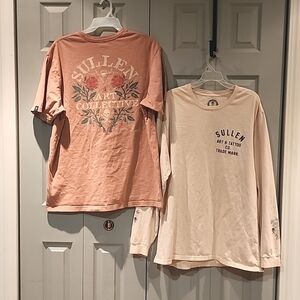 2 Sullen T shirts XXL 1 long sleeve 1 short sleeve